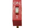 DIP-Schalter DIP Durchsteckmontage 2.54mm 1 Schliesser